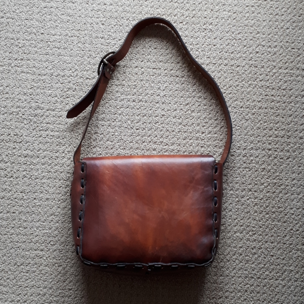 Locally Handmade Leather Bag - Picture 2 of 3